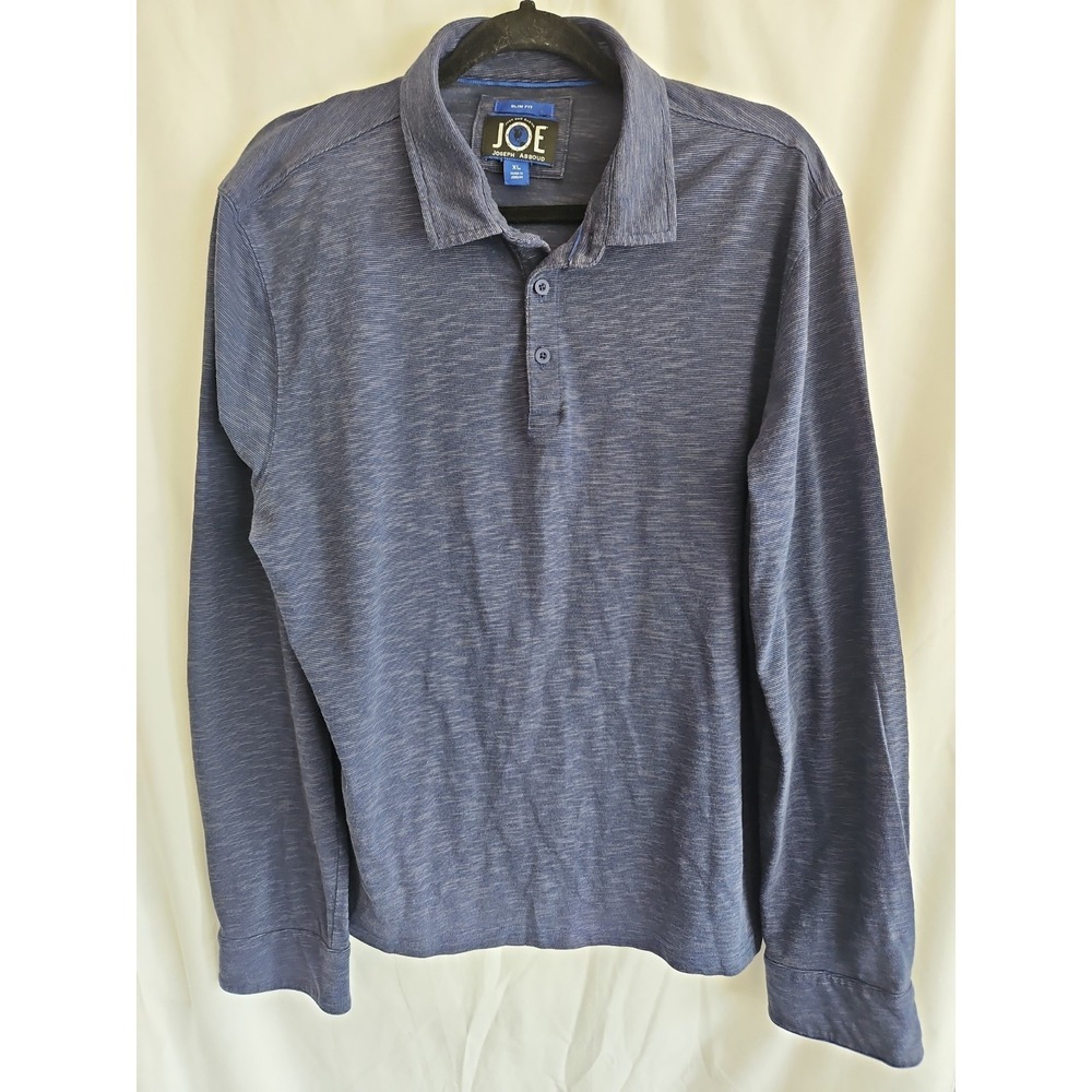 Joseph Abboud Joe Slim Fit Long Sleeve Polo Shirt Extra Large